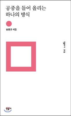 공중을 들어 올리는 하나의 방식 : 송종규 시집 (양장) - 민음의 시 213