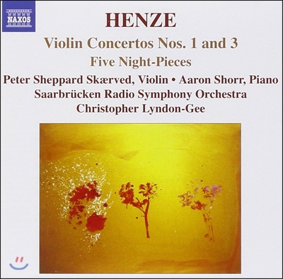 Peter Sheppard Skaerved 헨체: 바이올린 협주곡 1번 3번, 5개의 밤 소품 (Hans Werner Henze: Violin Concerto No.1, 3)