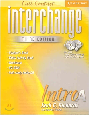 (3판)Interchange : Intro A Full Contact (SB+WB, Self-Study CD, Video Activity Book, CD-ROM)