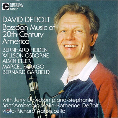 David DeBolt 20세기의 바순 작품 (Bassoon Music of 20th Century America)