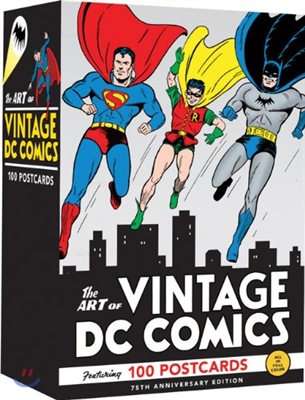 The Art of Vintage DC Comics : 100 Postcards : DC 코믹스 빈티지 엽서 100장 세트