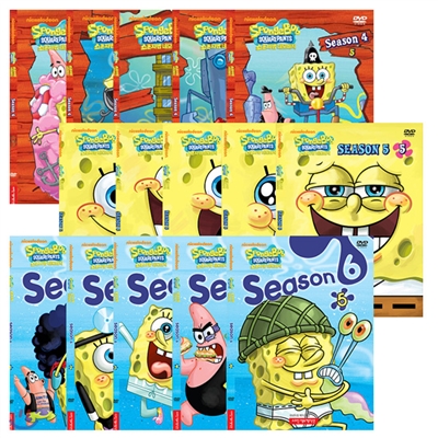 DVD 보글보글 스폰지밥 시즌 4집+5집+6집 15종세트 SpongeBob SquarePants