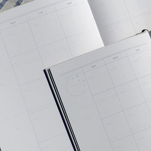 오르빗 스프레드 만년 다이어리/노트-큰별