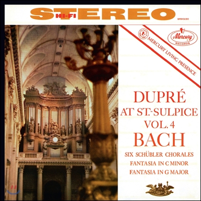 Marcel Dupre 생쉴피스 4집 - 바흐: 코랄, 환상곡 (Saint-Sulpice Vol.4 - Bach: Chorales, Fantasias)