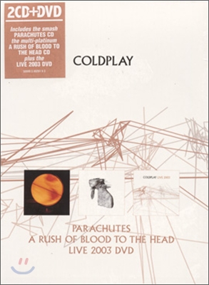 Coldplay - Parachutes + A Rush Of Blood To The Head + Live 2003 DVD (EMI Gift Packs Series)