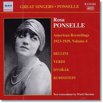 로자 퐁셀 - 아메리칸 레코딩 4집 (Rosa Ponselle - American Recordings Vol. 4) 