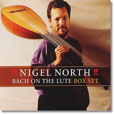 Nigel North 바흐: 온 더 류트 1~4집 박스세트 (Bach On The Lute) 