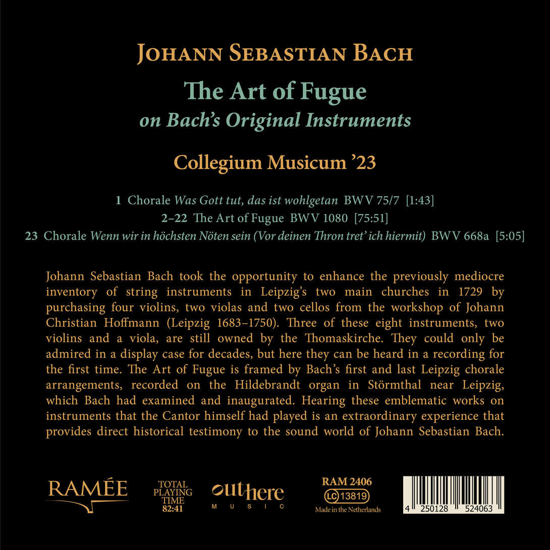Collegium Musicum '23 바흐: 바흐의 악기로 연주하는 푸가의 기법 (Bach: The Art of Fugue on Bach's Original Instruments)