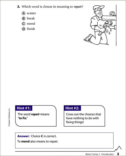 Score! Mountain Challenge : Language Arts Workbook : Grade 3