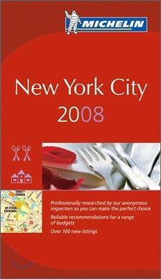 Michelin Red Guide New York City 2008