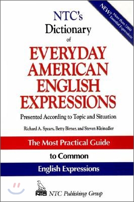 [염가한정판매] NTC's Dictionary of Everyday American English Expressions