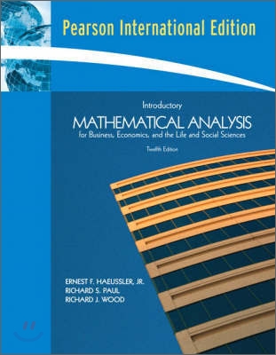 Introductory Mathematical Analysis for Business, Economics and the Life and Social Sciences, 12/E (IE)