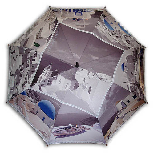 [ART] Hello RainCats 산토리니BW 자동 우산