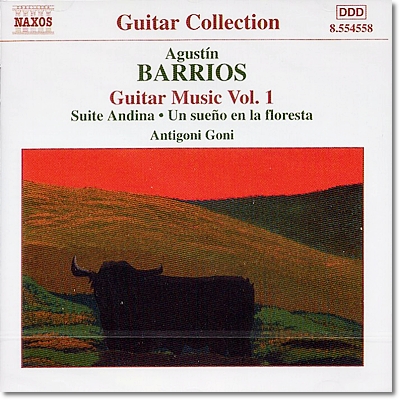 Antigoni Goni 어구스틴 바리오스: 기타 음악 1집 (Agustin Barrios Mangore: Guitar Music, Vol. 1)