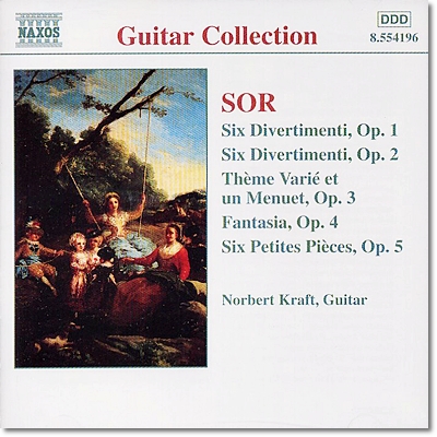 Norbert Kraft 페르난도 소르: 6 디베르티멘토 (Fernando Sor: Six Divertimenti Op.1, 2) 