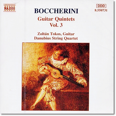 Zoltan Tokos  보케리니: 기타 오중주 3집 (Luigi Boccherini : Guitar Quintets, Vol. 3) 