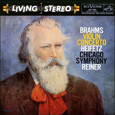 Jascha Heifetz 브람스: 바이올린 협주곡 - 야사 하이페츠 (Brahms Violin Concerto Op.77) [LP]