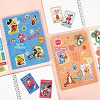 &lt;디즈니&gt;PVC 트윈링 노트