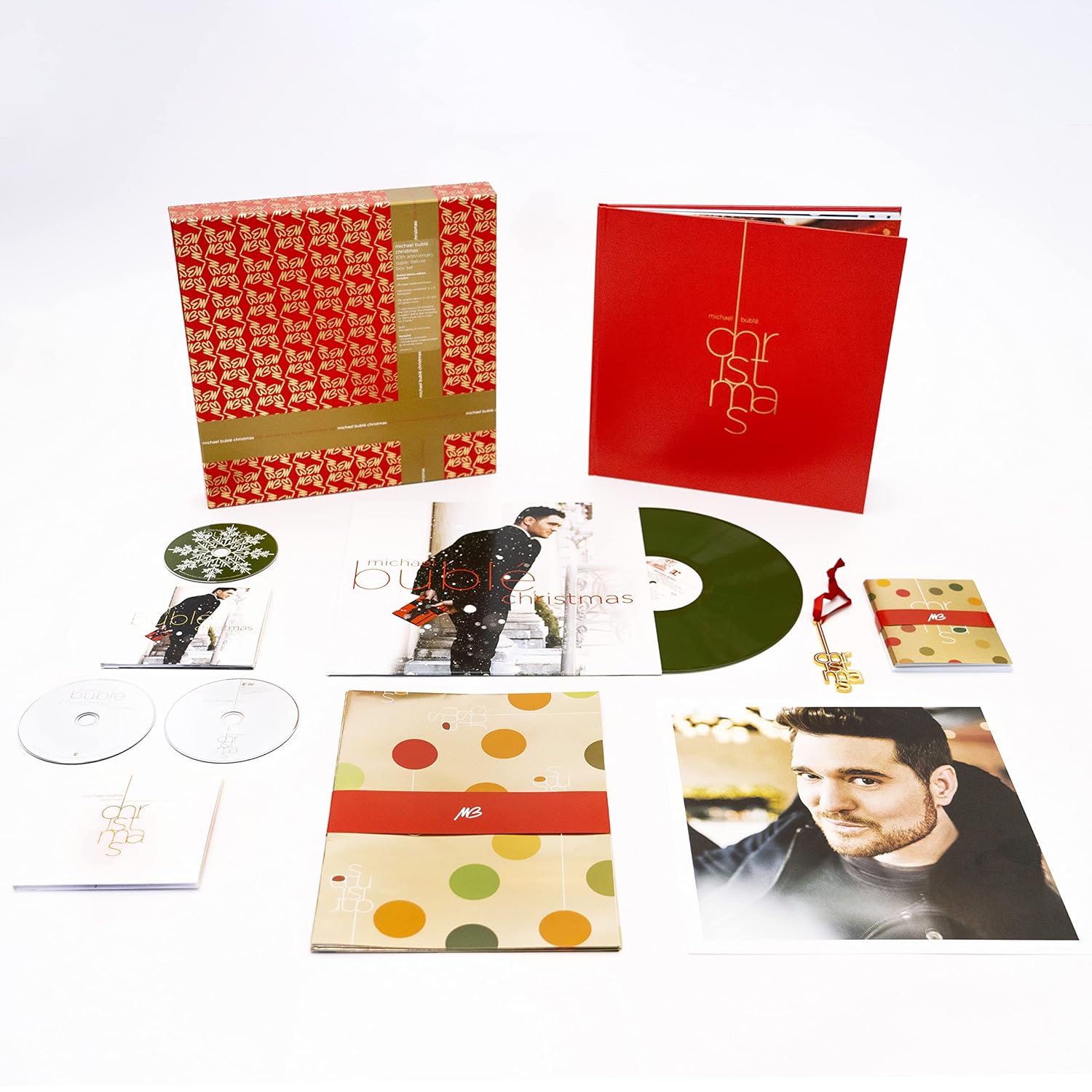 Michael Buble (마이클 부블레) - Christmas [그린 컬러 LP + 2CD + DVD]