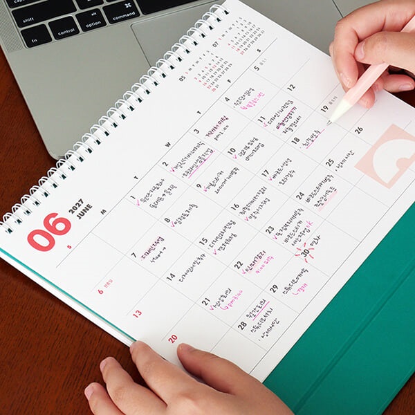 (26-27)기본 2년 탁상 달력(26년 1월~27년 12월)