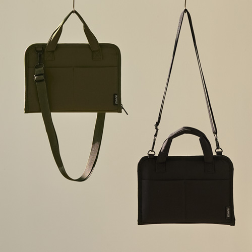 [4개세트]북 백(블랙)+북커버(그린)+제로퍼제로 키링+카드 케이스 세트