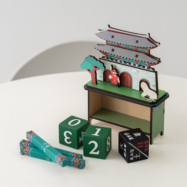 민화샵 우리나라 문화유산 랜드마크 탁상 캘린더 만년달력 DIY 키트