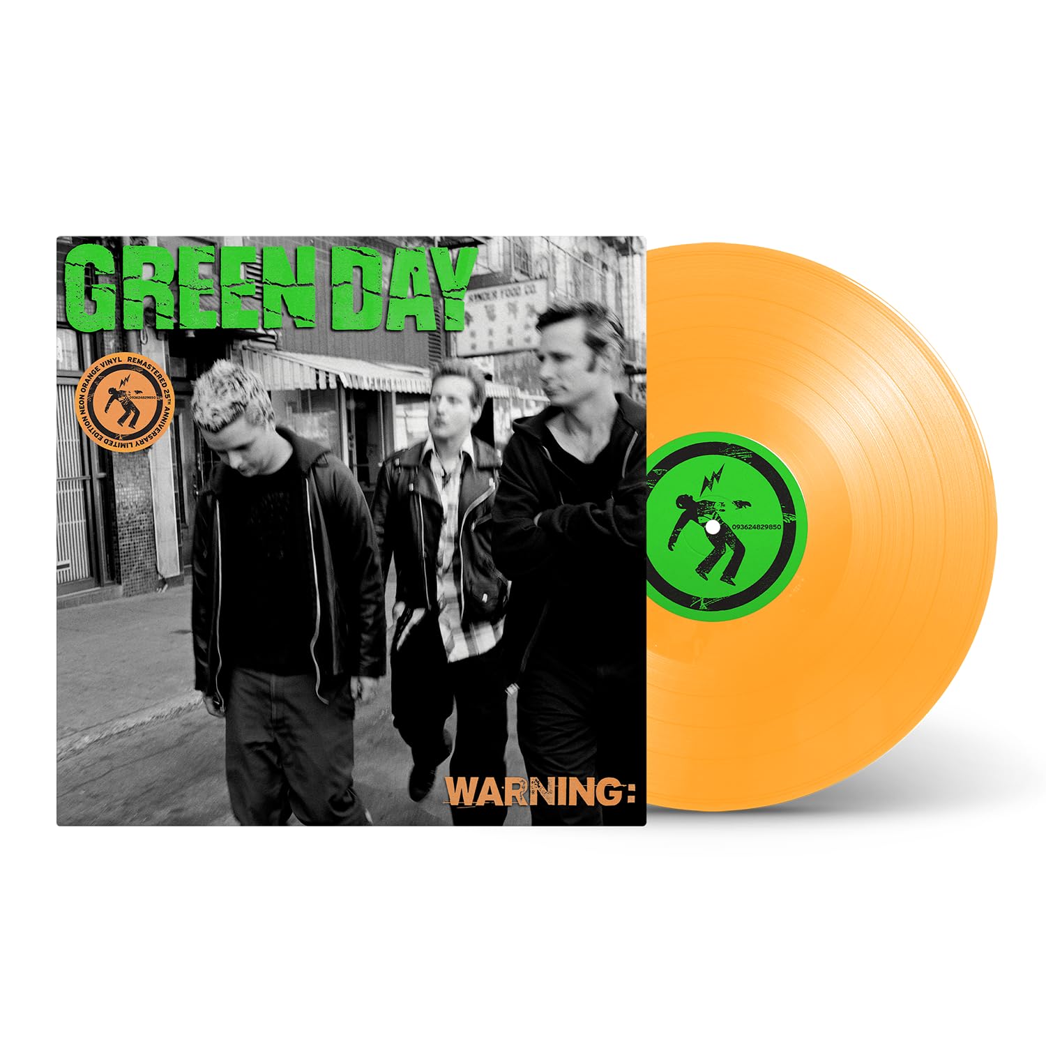 Green Day (그린 데이) - Warning [네온 오렌지 컬러 LP]