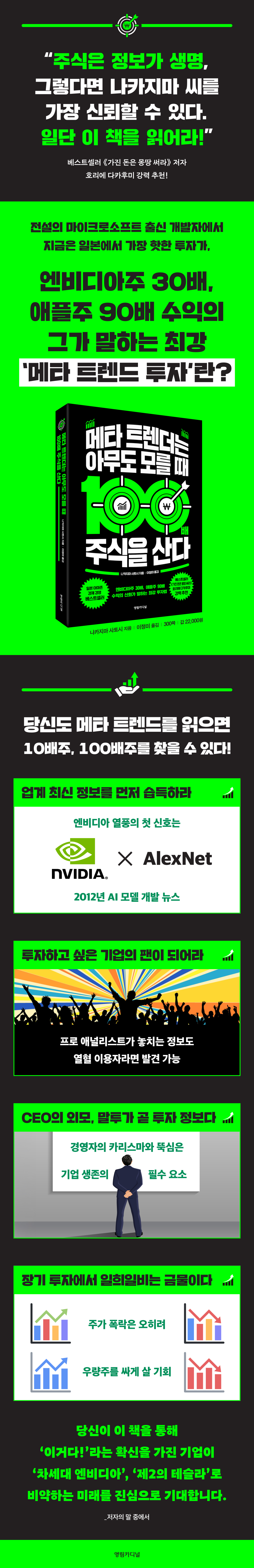 메타 트렌더는 아무도 모를 때 100배 주식을 산다 | 나카지마 사토시 | 영림카디널 - 예스24