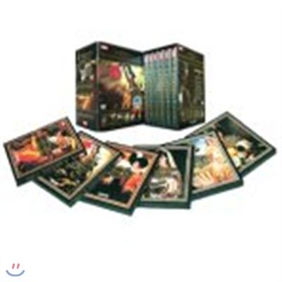 세계의 미술관 : 루브르 미술관, 우피치 미술관, 피티 미술관 DVD 6매, 클래식 CD 6매