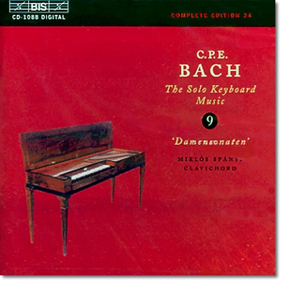 Miklos Spanyi 칼 필립 엠마누엘 바흐: 솔로 키보드 음악 9집 (C.P.E. Bach: The Solo Keyboard Music)