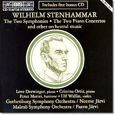 빌헬름 스텐하머 : 2개의 교향곡, 2개의 피아노 협주곡