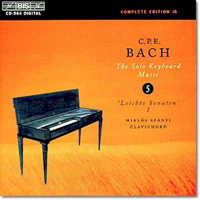 Miklos Spanyi 칼 필립 엠마누엘 바흐: 솔로 키보드 음악 5집 (C.P.E. Bach: The Solo Keyboard Music)