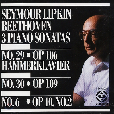 Seymour Lipkin 베토벤 : 피아노 소나타 6 29 30번 (Beethoven: Piano Sonatas Op. 10/2, 106, 109)