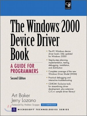 The Windows 2000 Device Driver Book: A Guide for Programmers [With CDROM]
