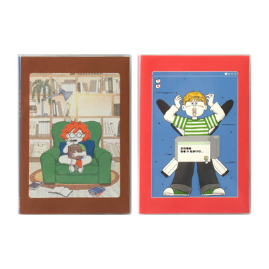 프린들 투명 커버 노트 2종