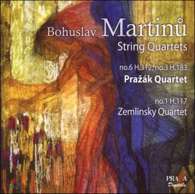 Prazak Quartet 마르티누: 현악 사중주 (Martinu: String Quartets No.6 H.312, No.3 H.183, No.1 H.117)