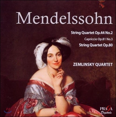 Zemlinsky Quartet 멘델스존: 현악 사중주, 카프리치오 (Mendelssohn: String Quartets Opp.44 & 80, Capriccio Op.81 No.3)