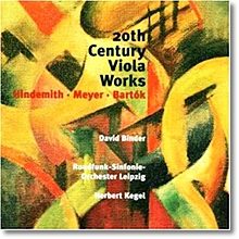 Hindemith & Meyer & Bartok : 20th Century Works F Viola And Orchestra