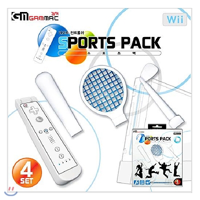 닌텐도 위 : GAMMAC 리모트컨트롤러 스포츠 팩(Wii)
