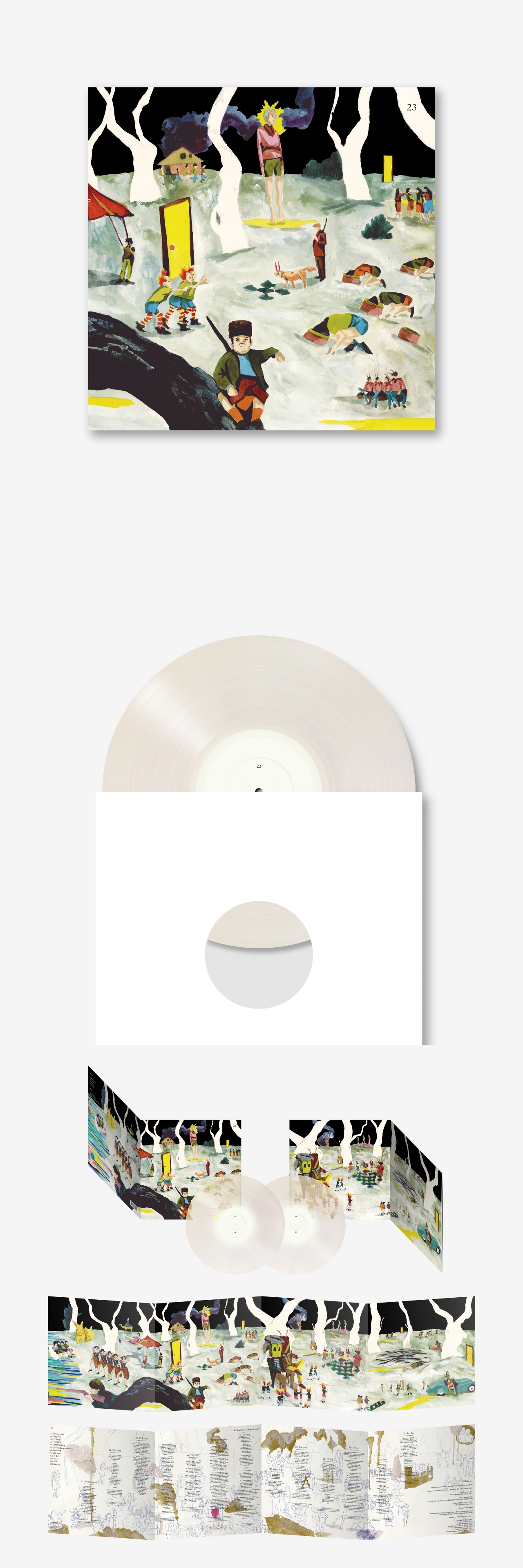 혁오 (HYUKOH) - 23 [클리어 컬러 2LP] | 혁오 | YGPLUS - 예스24