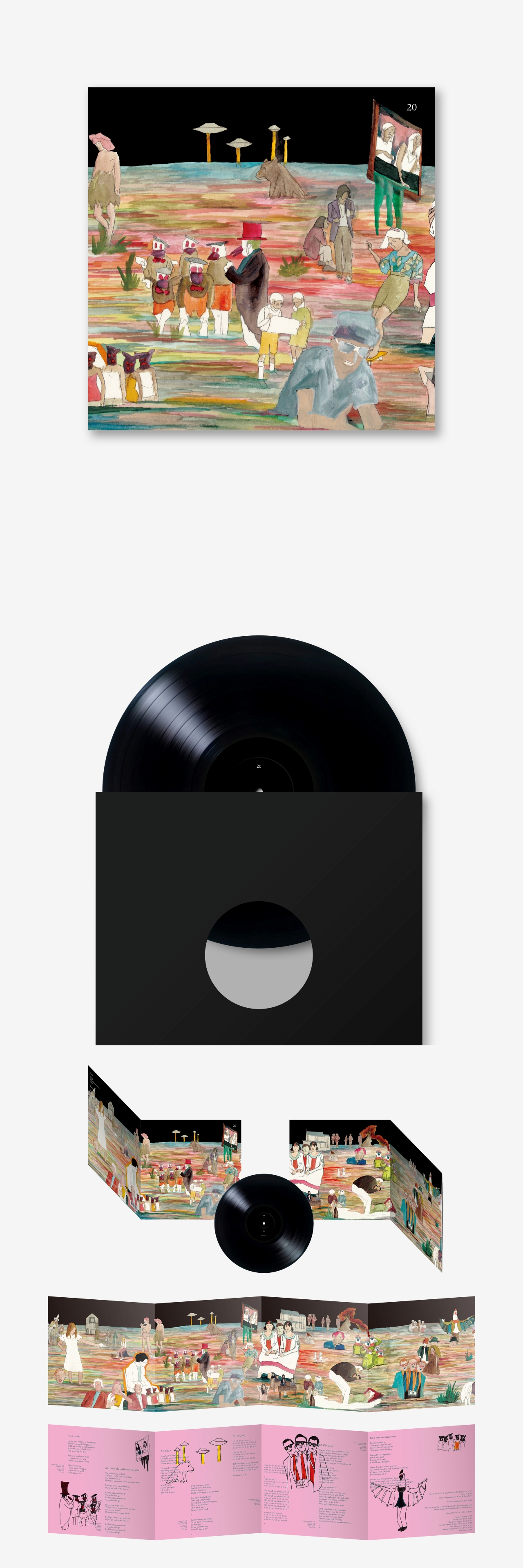 혁오 (HYUKOH) - 20 [LP] | 혁오 | YGPLUS - 예스24