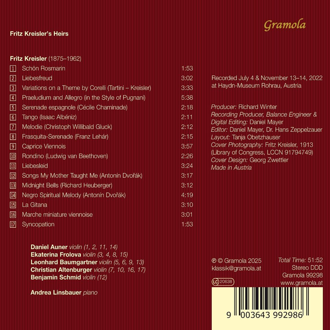 프리츠 크라이슬러의 후예들 (Fritz Kreisler's Heirs)