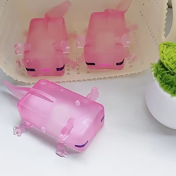 분홍 아홀로틀 말랑이 우파루파 도마뱀 말랑이 슬라임 실링니도 검드롭 마시멜로우 타바 스퀴시