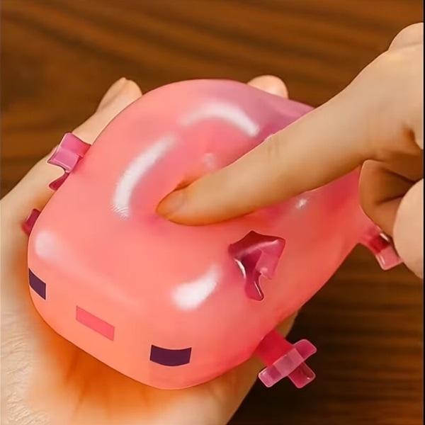 분홍 아홀로틀 말랑이 우파루파 도마뱀 말랑이 슬라임 실링니도 검드롭 마시멜로우 타바 스퀴시