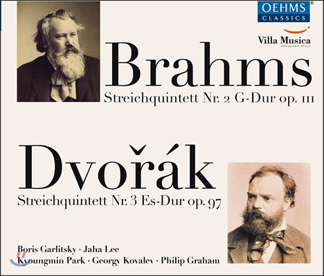 김경민 / 이자하 - 브람스 / 드보르작: 현악 오중주 (Brahms / Dvorak: String Quintets)