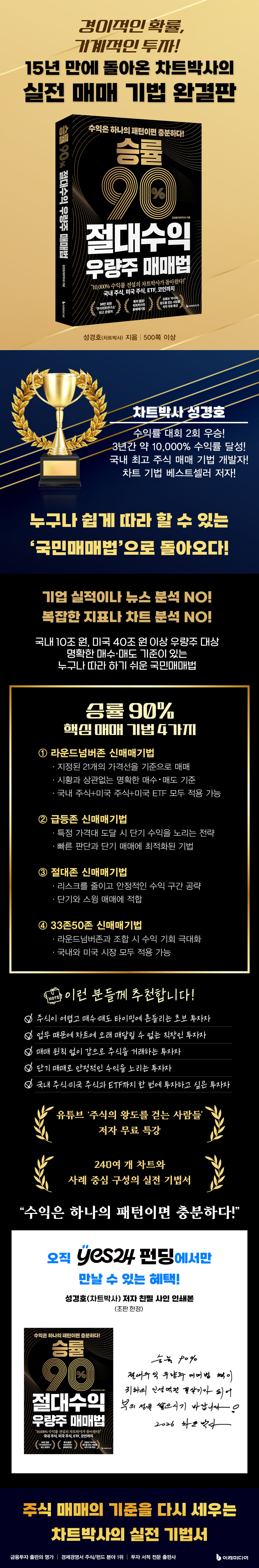 예스펀딩] 승률 90% 절대수익 우량주 매매법 - 예스24