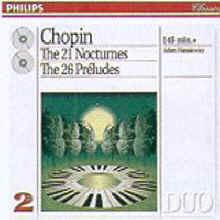 Adam Harasiewicz - Chopin : Nocturnes, Preludes (2CD/수입/미개봉/4422662)