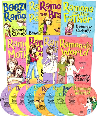 Beverly Cleary Ramona 시리즈 8종 세트 (Paperback 8권 + CD 17장)