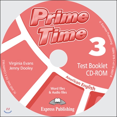 Prime Time 3 American English Test Booklet Cd-Rom