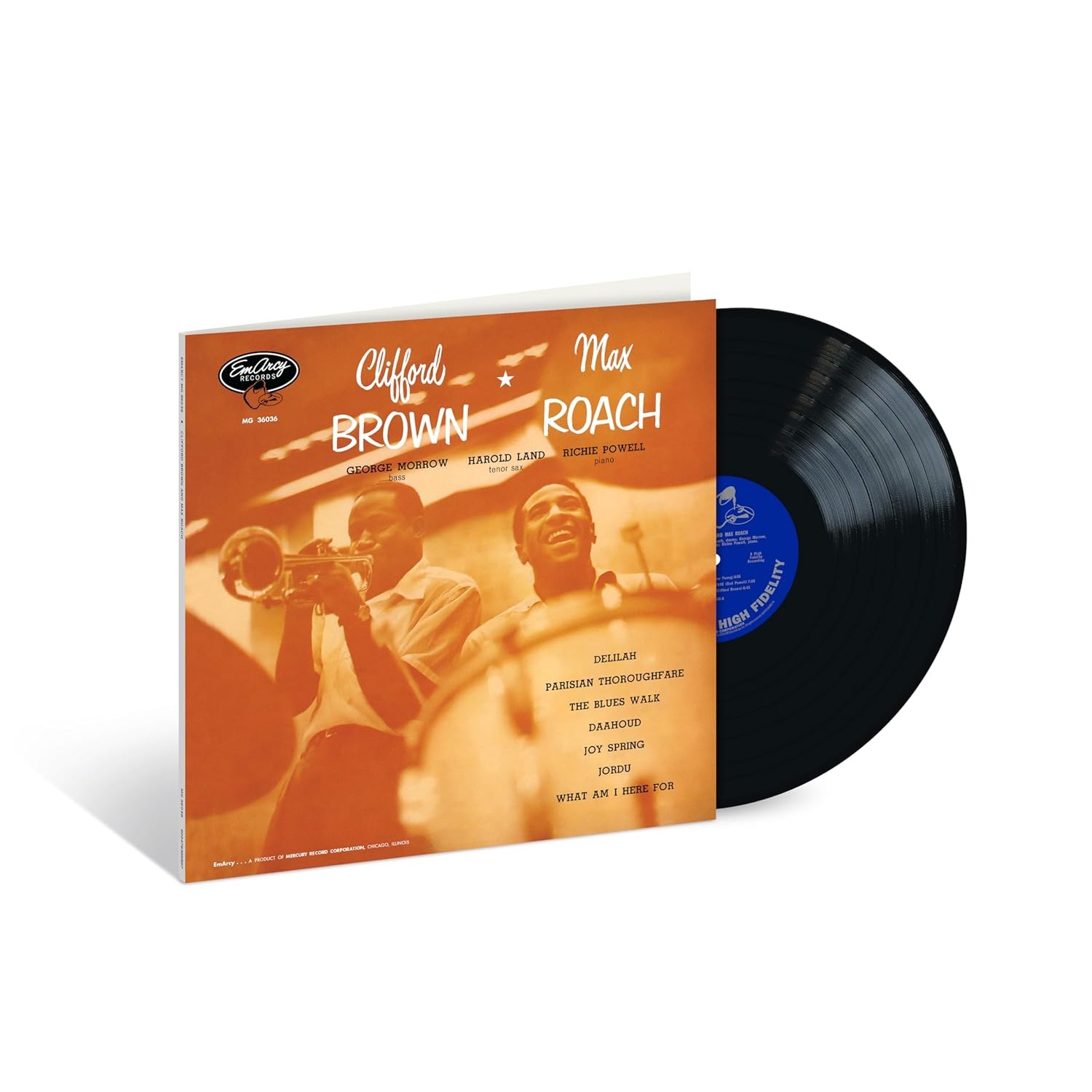 Clifford Brown & Max Roach (클리포드 브라운 & 맥스 로치) - Clifford Brown & Max Roach [LP]